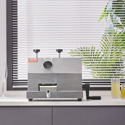 YF-SY80 - High Output Stainless Steel Sugar Cane Juicer with 2.4-Inch Inlet