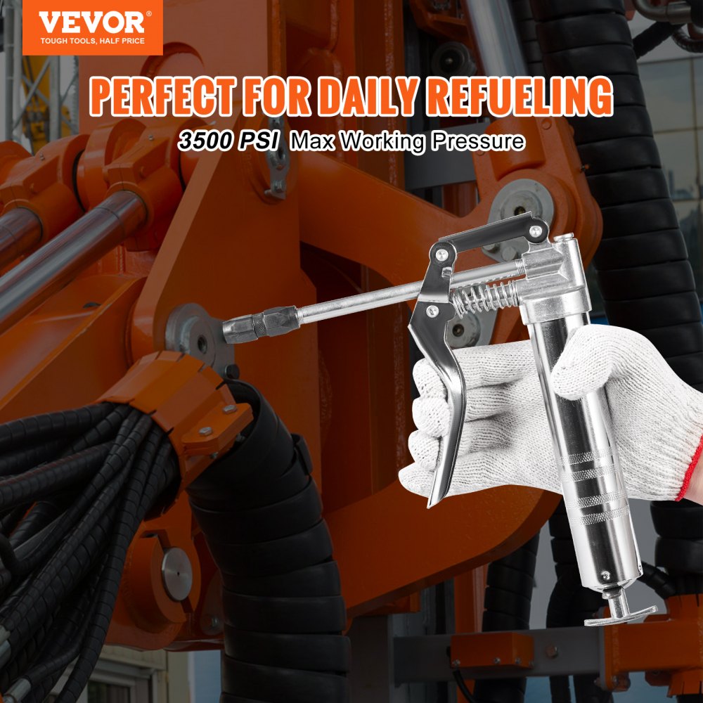 LD-868 - 3500 PSI Heavy-Duty Grease Gun for Industrial & Automotive Use