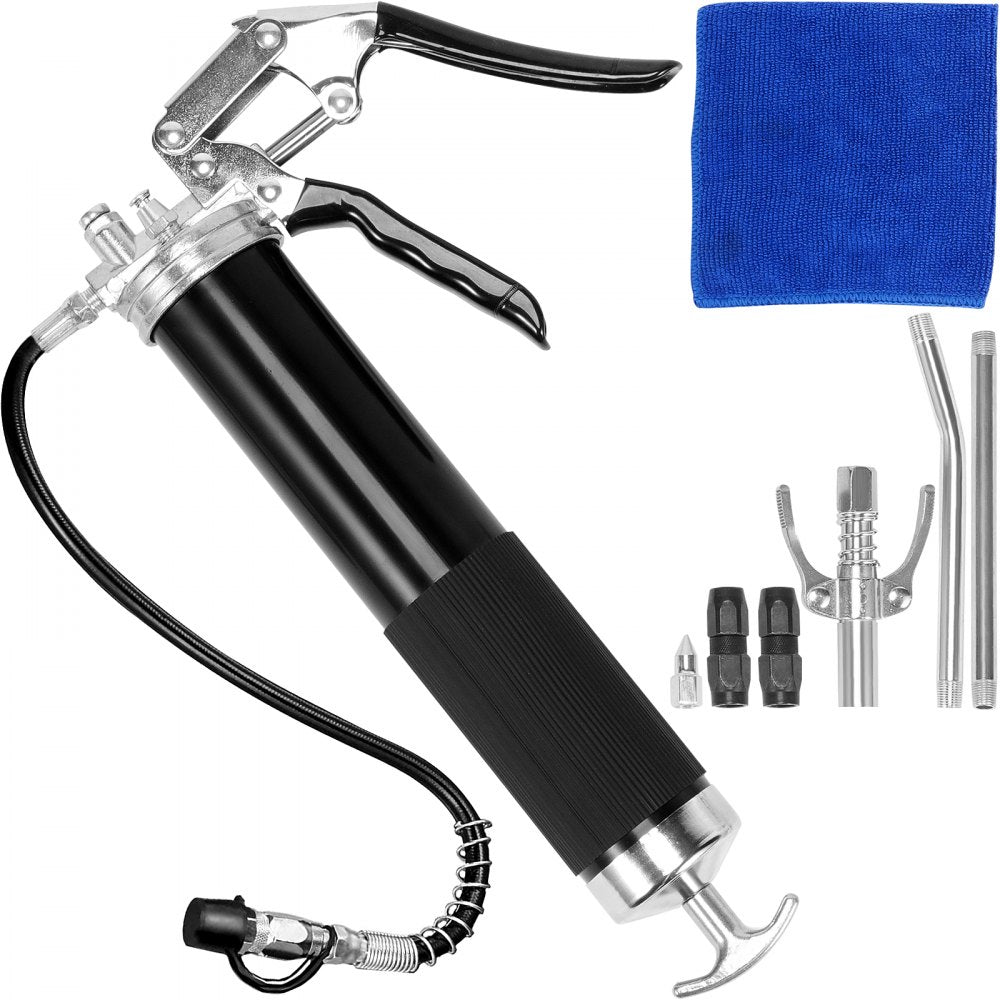 LD-867A - 6000 PSI Heavy Duty Pistol Grip Grease Gun, 14 OZ Capacity