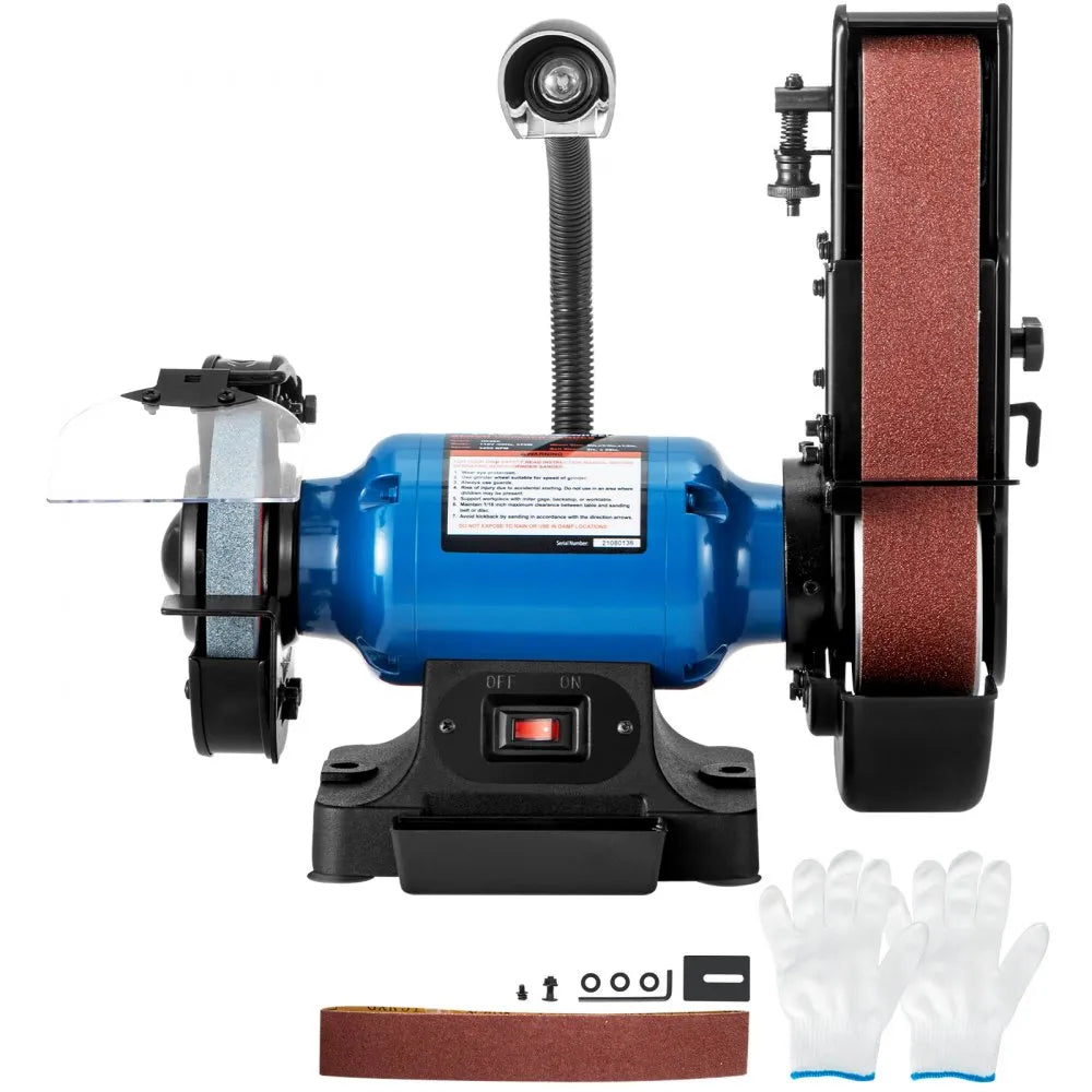 010234289472 - Heavy-Duty 6" Disc & 2" Belt Sander with Tilting Feature