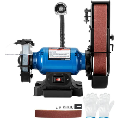 010234289472 - Heavy-Duty 6" Disc & 2" Belt Sander with Tilting Feature