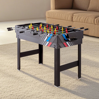SUM-4824-4K - 48" 4-in-1 Game Table: Air Hockey, Foosball, Billiards & Tennis