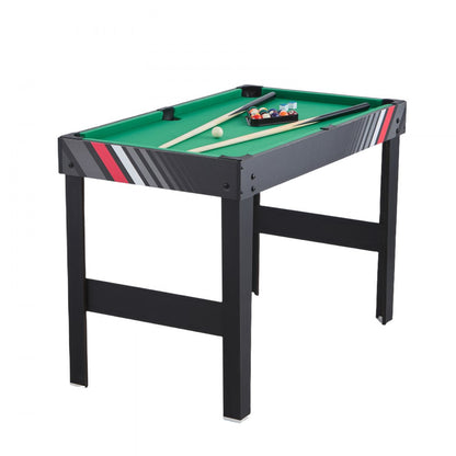 SUM-4824-4K - 48" 4-in-1 Game Table: Air Hockey, Foosball, Billiards & Tennis
