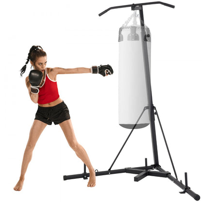 HRAT31A - Adjustable 2-in-1 Heavy Bag Stand for Fitness Training