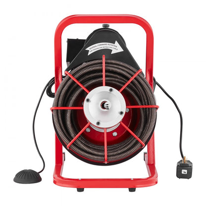 D1000 - 75FT Electric Drain Cleaner with Durable Steel Core Cable