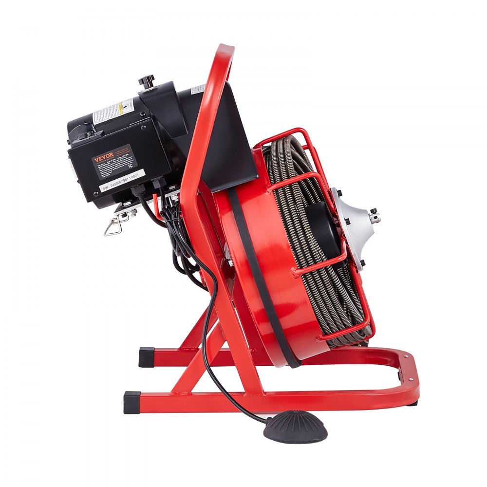 D1000 - VEVOR 75FT Drain Cleaning Machine with Ergonomic Handle