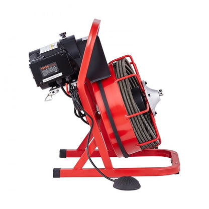 D1000 - VEVOR 75FT Drain Cleaning Machine with Ergonomic Handle