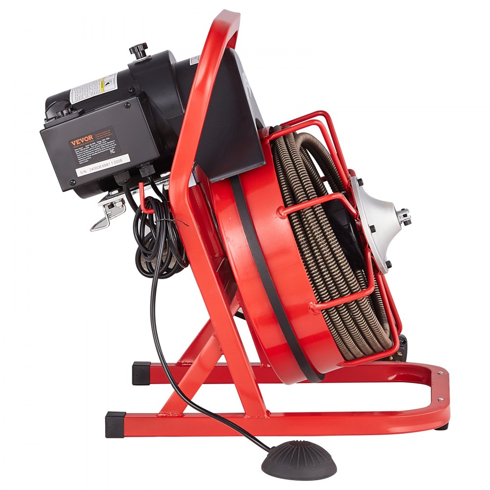 D1000 - 50FT Electric Drain Cleaner with Interchangeable Cutters