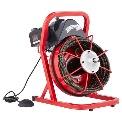 D1000 - 50FT Electric Drain Cleaner with Interchangeable Cutters
