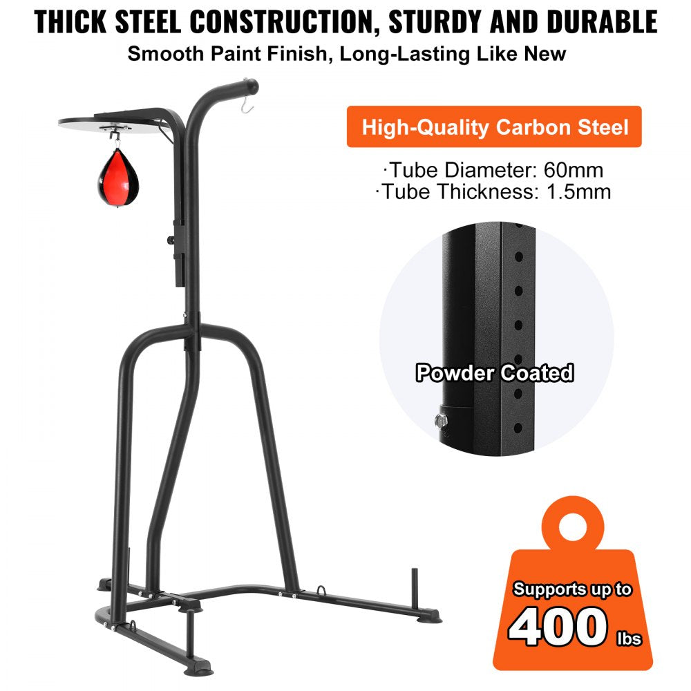 ssshksdj-c - Sturdy 2-in-1 Punching Bag Stand for Home Gym