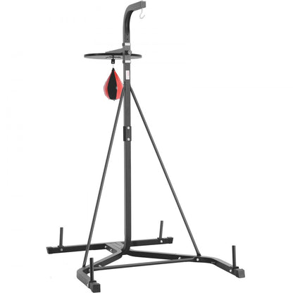 ssshksdj-d - Durable 2-in-1 Steel Punching Bag Stand, 400 lbs Capacity