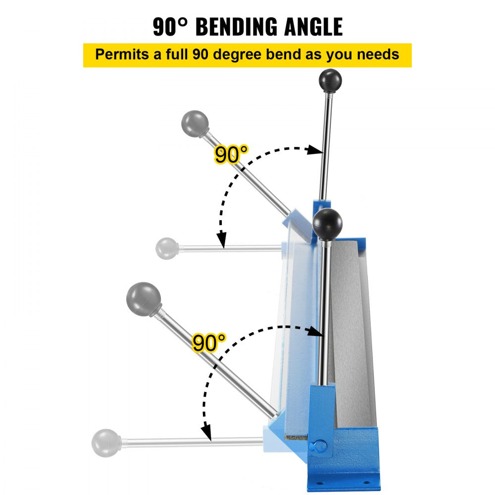 Metal Bender Brake - 36" Steel Bending Tool for Angles Up to 90°