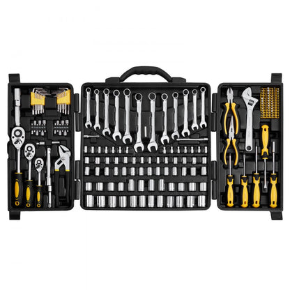 KL-30205 - 207-Piece Alloy Steel Mechanics Tool Set with Ratchet & Sockets