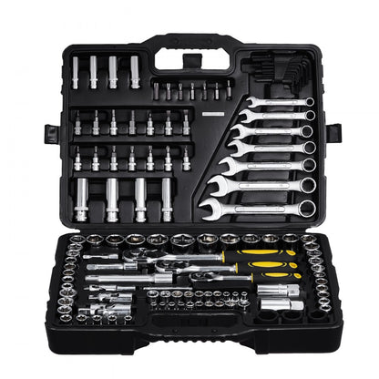 KL-17021 - 121-Piece Alloy Steel Mechanics Tool Set with Ratchets