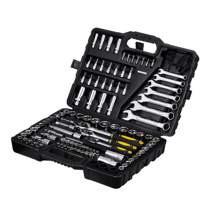 KL-17021 - 121-Piece Alloy Steel Mechanics Tool Set with Ratchets