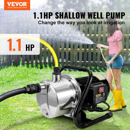 XKJ-805S-1 - High-Performance 1.1HP Garden Pump with 978 GPH Flow Rate