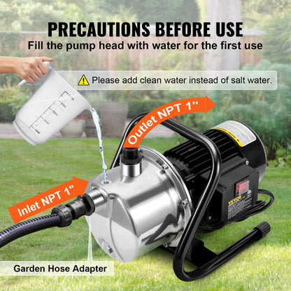 XKJ-805S-1 - High-Performance 1.1HP Garden Pump with 978 GPH Flow Rate