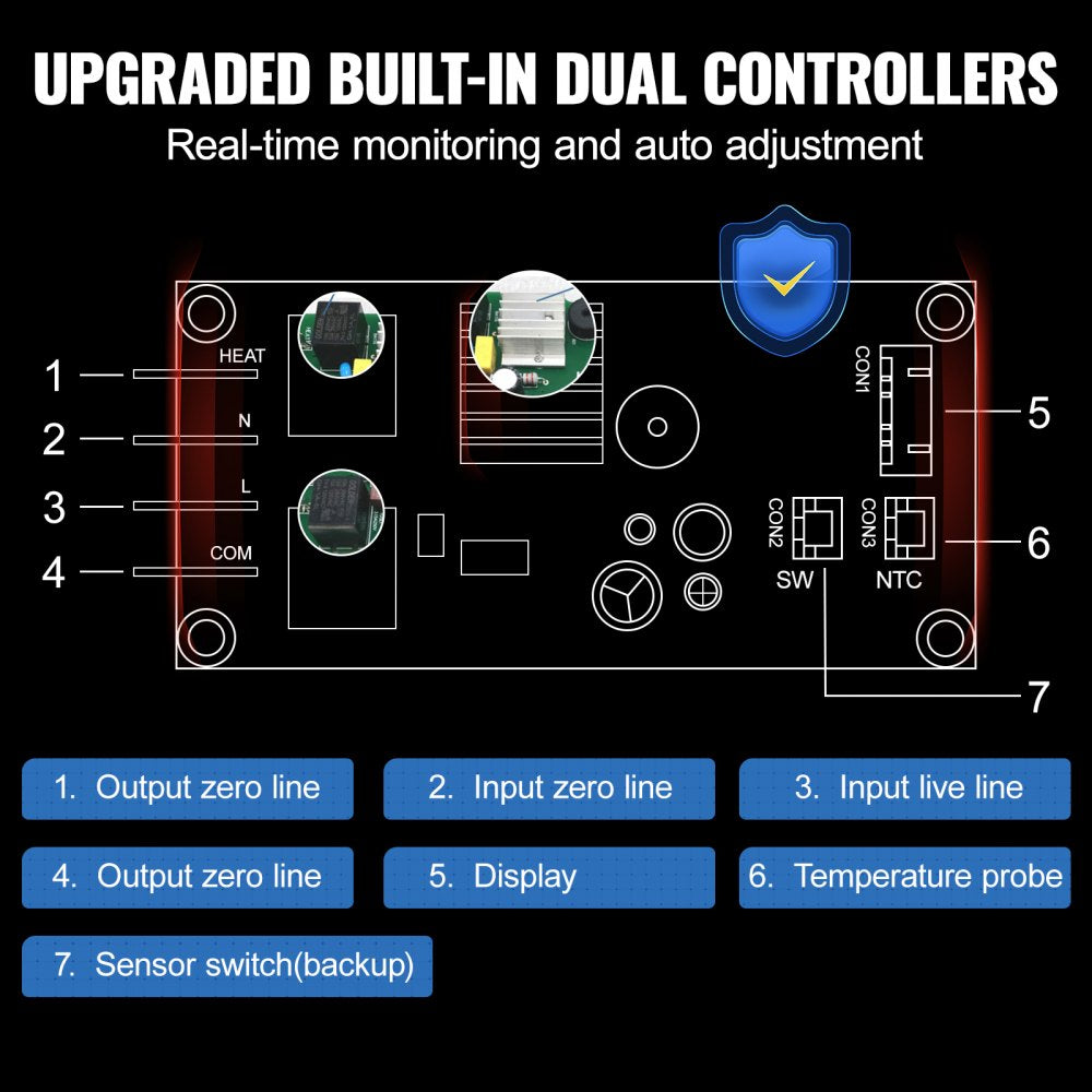 F270 - 30oz VEVOR Tumbler Heat Press with LCD Display & Safety Features
