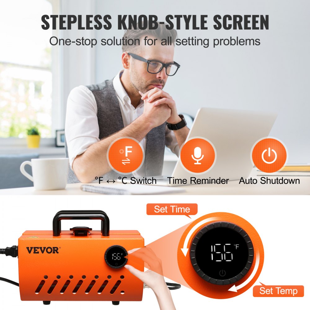 F320 - Versatile DIY Mug Heat Press for 11-30oz Ceramics