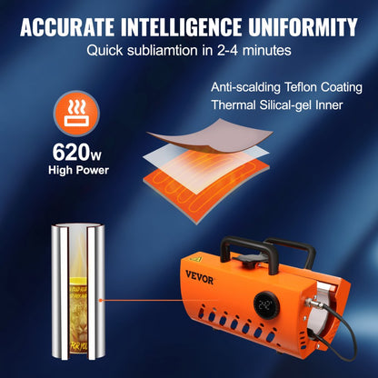 F320 - Versatile DIY Mug Heat Press for 11-30oz Ceramics