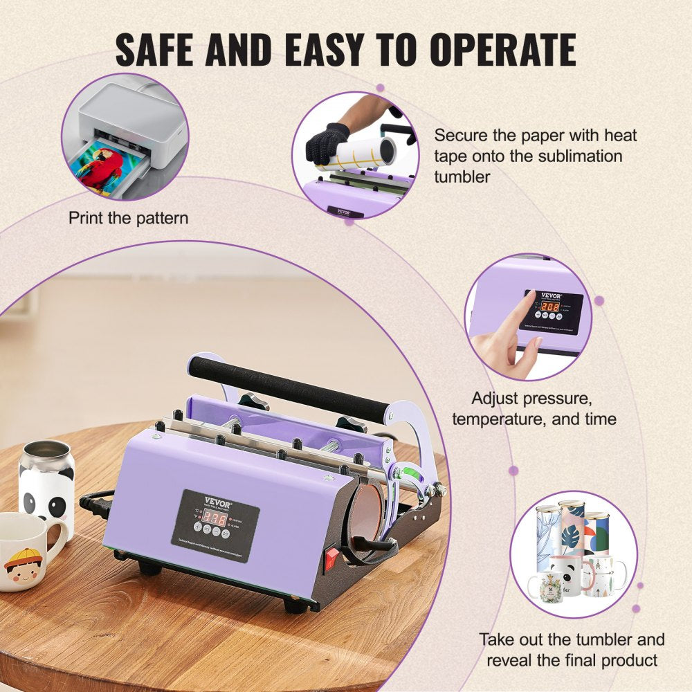 WBFCHP30OZ - VEVOR Heat Press for 11-30oz Cups and Tumblers