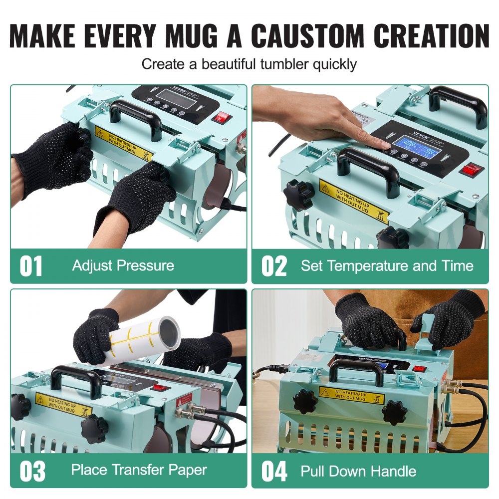 TLK2730OZ-2S - Dual-Station Heat Press for 11-30 oz Tumblers & Mugs