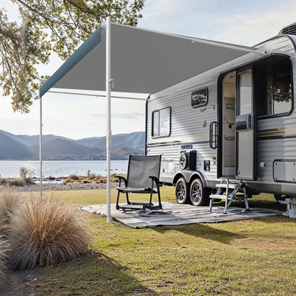 B1 - Durable RV Awning with 18oz PVC Fabric and Aluminum Frame