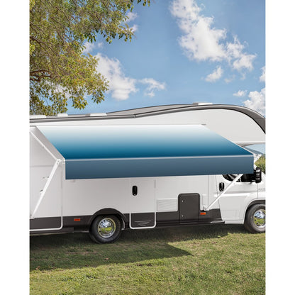 B1 - Durable RV Awning with 18oz PVC Fabric and Aluminum Frame