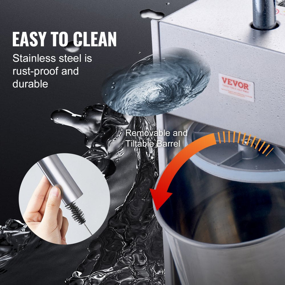 XZ-10L - 10L Stainless Steel Manual Sausage Stuffer for High Volume Production