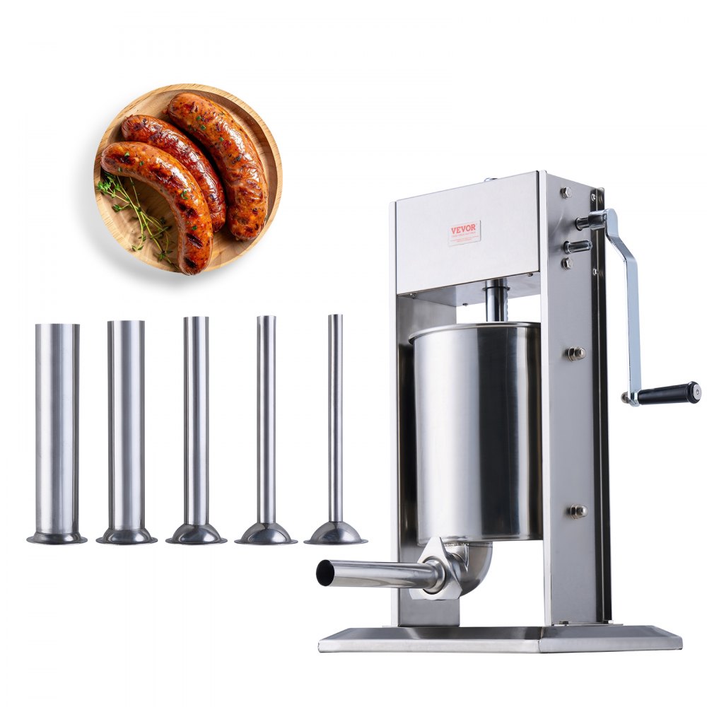 XZ-10L - 10L Stainless Steel Manual Sausage Stuffer for High Volume Production