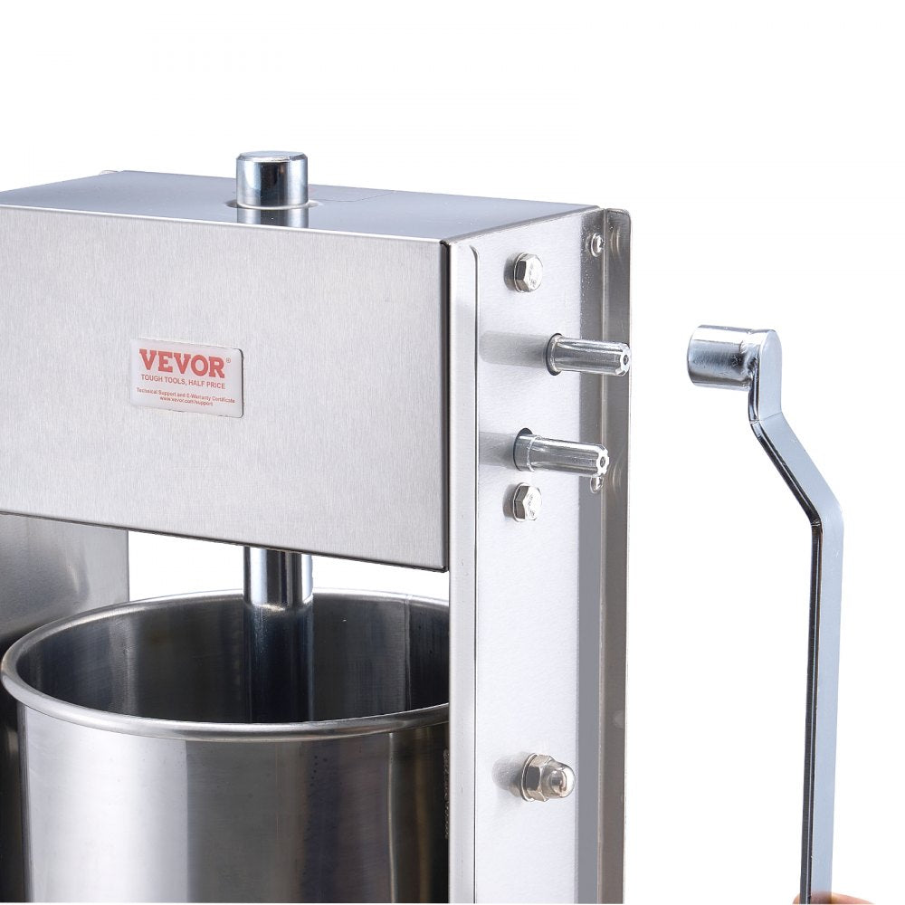 XZ-15L - 15L Dual-Speed Stainless Steel Sausage Stuffer for Home & Commercial Use