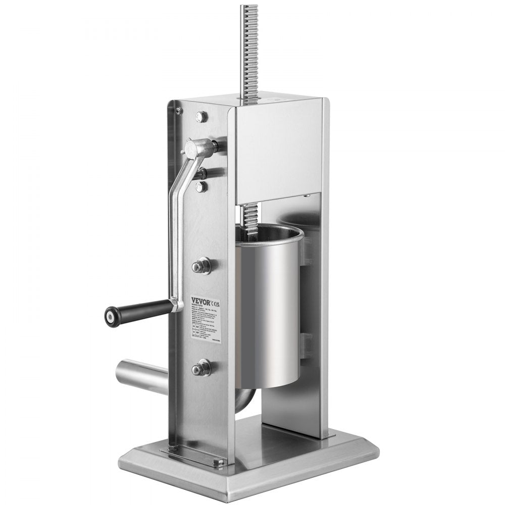XZ-3 - 3L Stainless Steel Sausage Stuffer with Air Release System