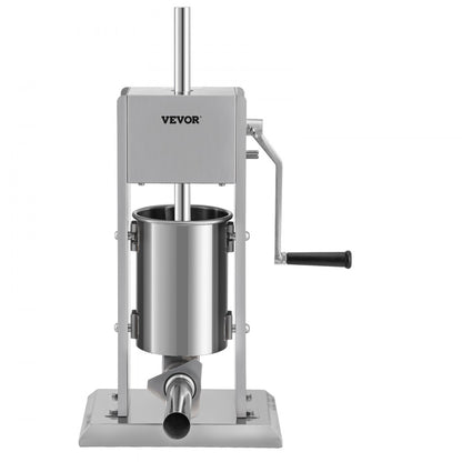 XZ-3 - 3L Stainless Steel Sausage Stuffer with Air Release System