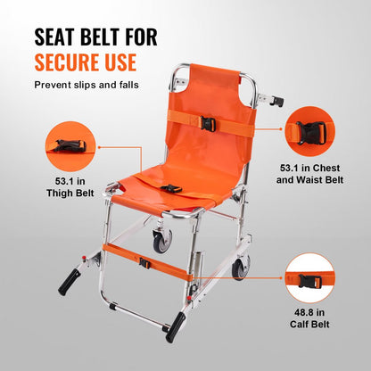 YHR-W1 - Lightweight 350 lbs Stair Chair, Foldable & Easy to Store