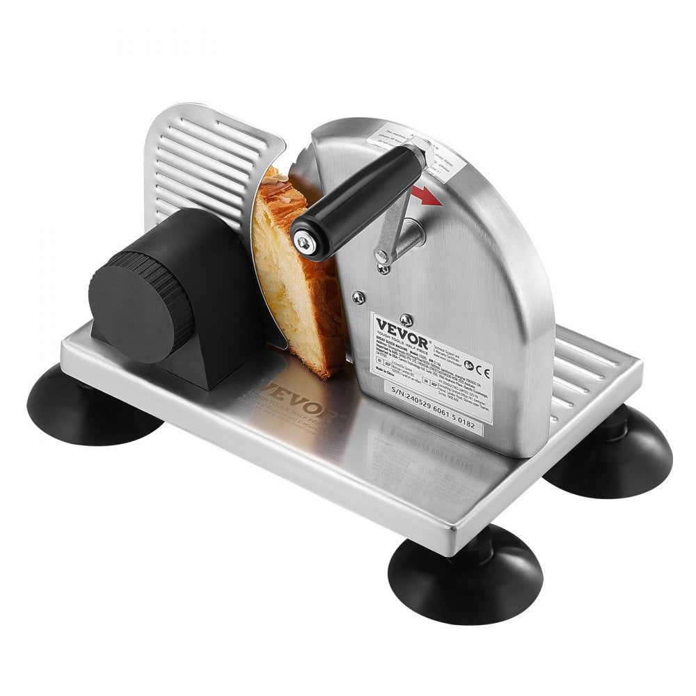 CSD15 - Adjustable Manual Bread Slicer 0-6" for Home & Commercial Use