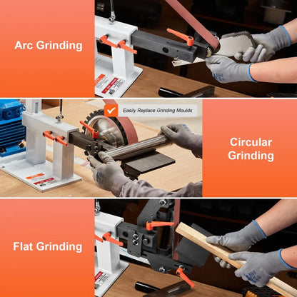 JLD10-5 - 72-Inch VEVOR Belt Grinder with Variable Speed Control