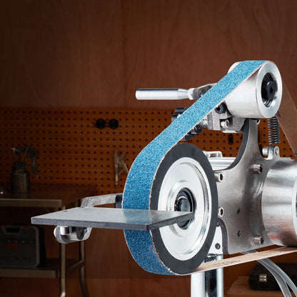 JLD10-8 - 550W Variable Speed Belt Grinder for Precision Metalworking