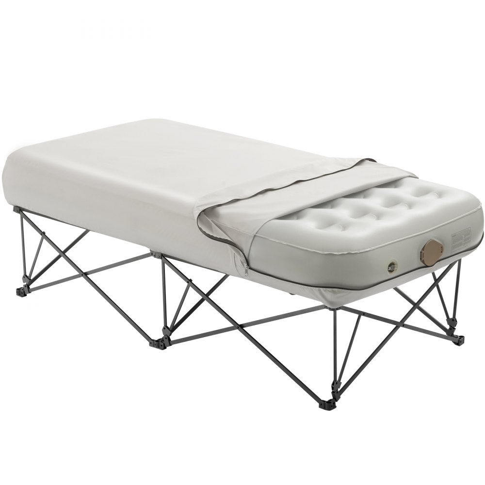BF001 - Durable 1-Person Air Mattress with Quick Inflate Pump