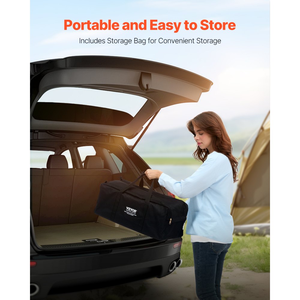 BF002 - Durable 2-Person Air Mattress with Frame & Quick Pump