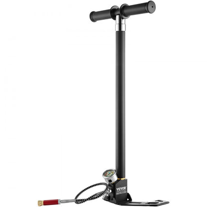 DQT-4JH - Durable Stainless Steel Hand Pump, 4500 PSI for Air Filling