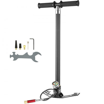 DQT-4JH - Durable Stainless Steel Hand Pump, 4500 PSI for Air Filling
