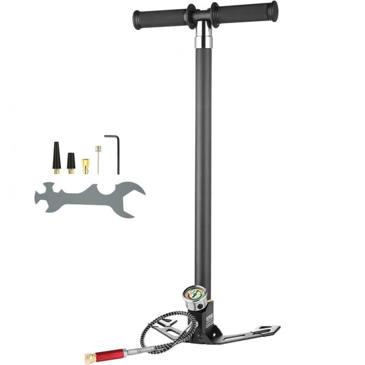 DQT-4JH - Durable Stainless Steel Hand Pump, 4500 PSI for Air Filling