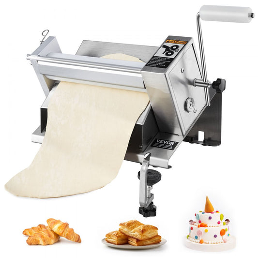 MPR25 - Stainless Steel Manual Dough Sheeter, 0-0.5 inch Thickness