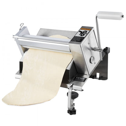 MPR25 - Stainless Steel Manual Dough Sheeter, 0-0.5 inch Thickness