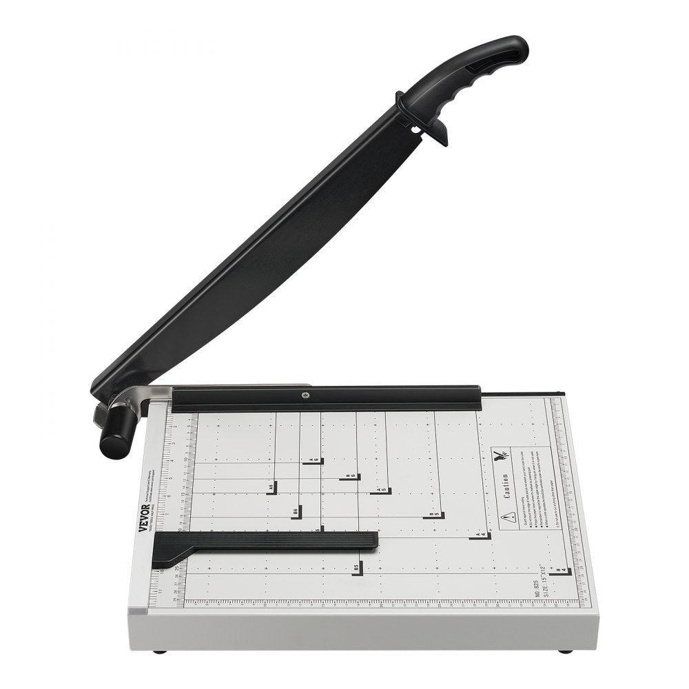 825 - 15" VEVOR Paper Cutter for Cardstock & Cardboard, 16 Sheets Capacity