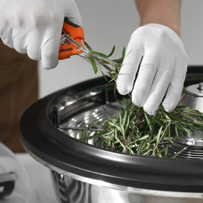 TM19 - VEVOR Stainless Steel Leaf Bowl Trimmer with Accessories