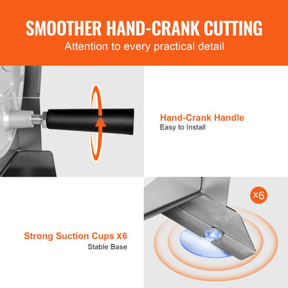 SL-02 - Stainless Steel Adjustable Vegetable Slicer with Suction Grip