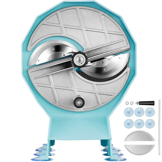 SL-p01 - Adjustable Thickness Vegetable Slicer with Dual Feed Chutes