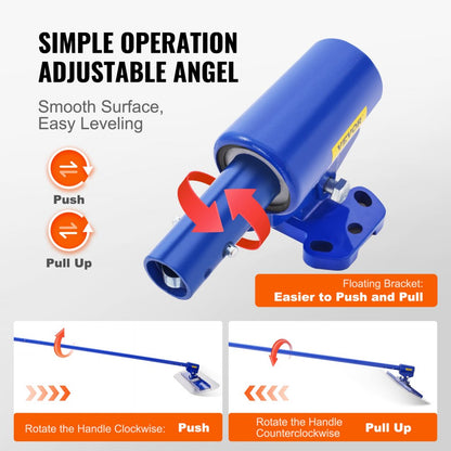 XSJ23-G05 - 1200x300mm Manganese Steel Bull Float Kit for Smooth Finishing