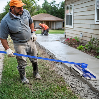 XSJ-2024-06 - 47.24in Stainless Steel Concrete Float with Adjustable Handle